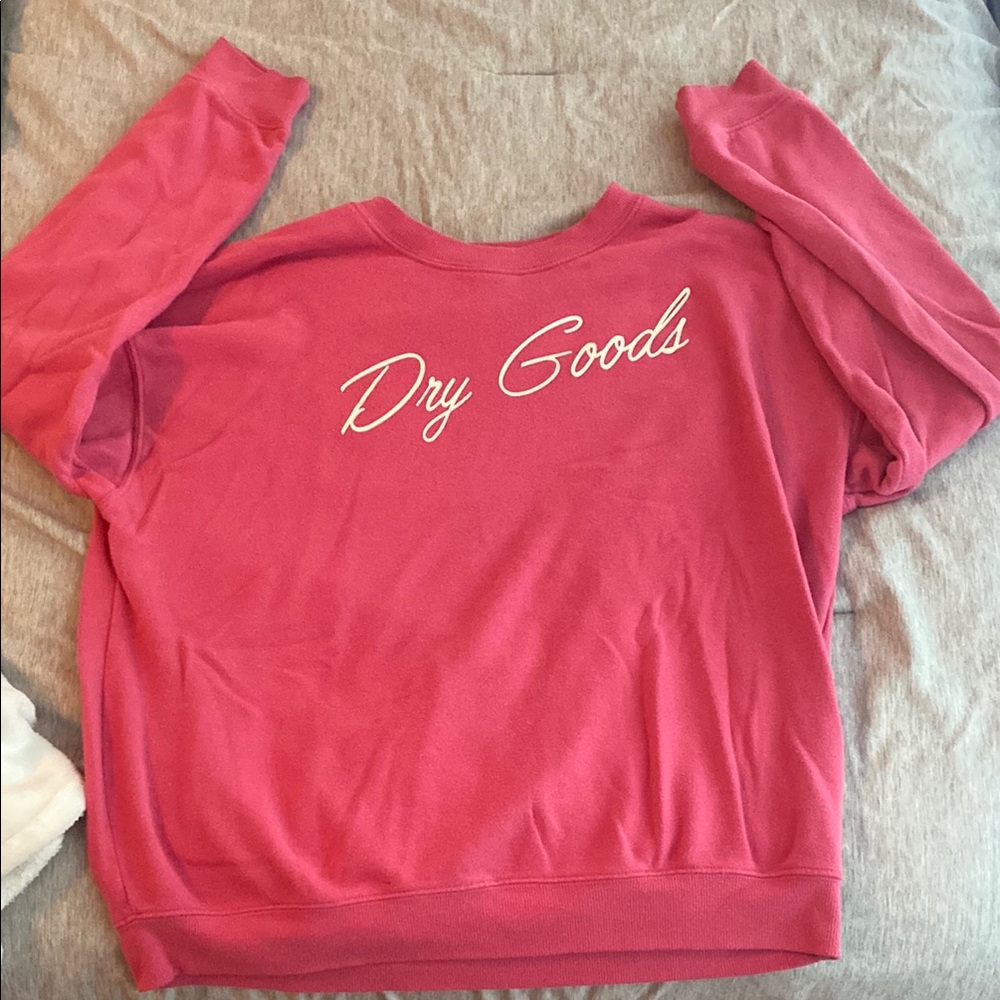 Pink 'Dry Goods' Sweatshirt